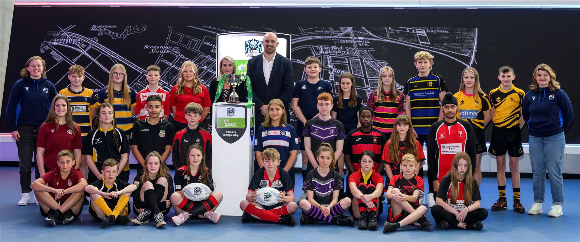 Glasgow Warriors launch SP Energy Networks Warriors Championships. Pictures: Craig Watson