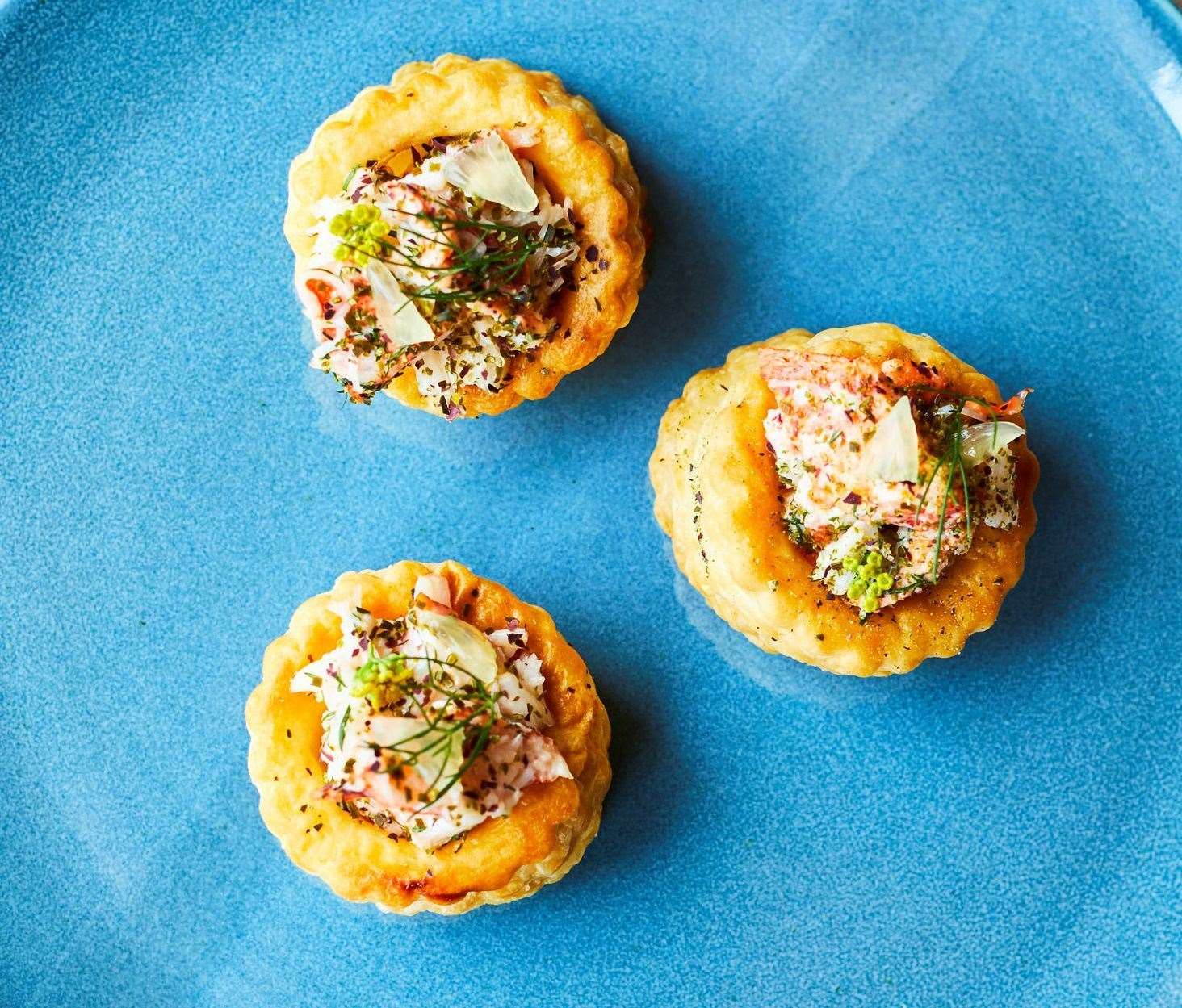 Lobster vol au vents from Restaurant Nathan Outlaw by Nathan Outlaw. Picture: PA Photo/David Loftus