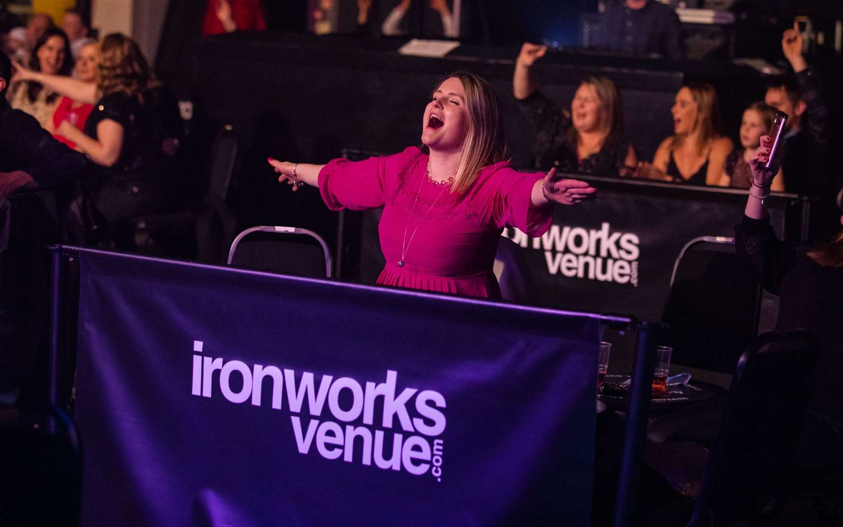 Music lovers were delighted to see be back at a live performance at the Ironworks – even if it was on a small scale.