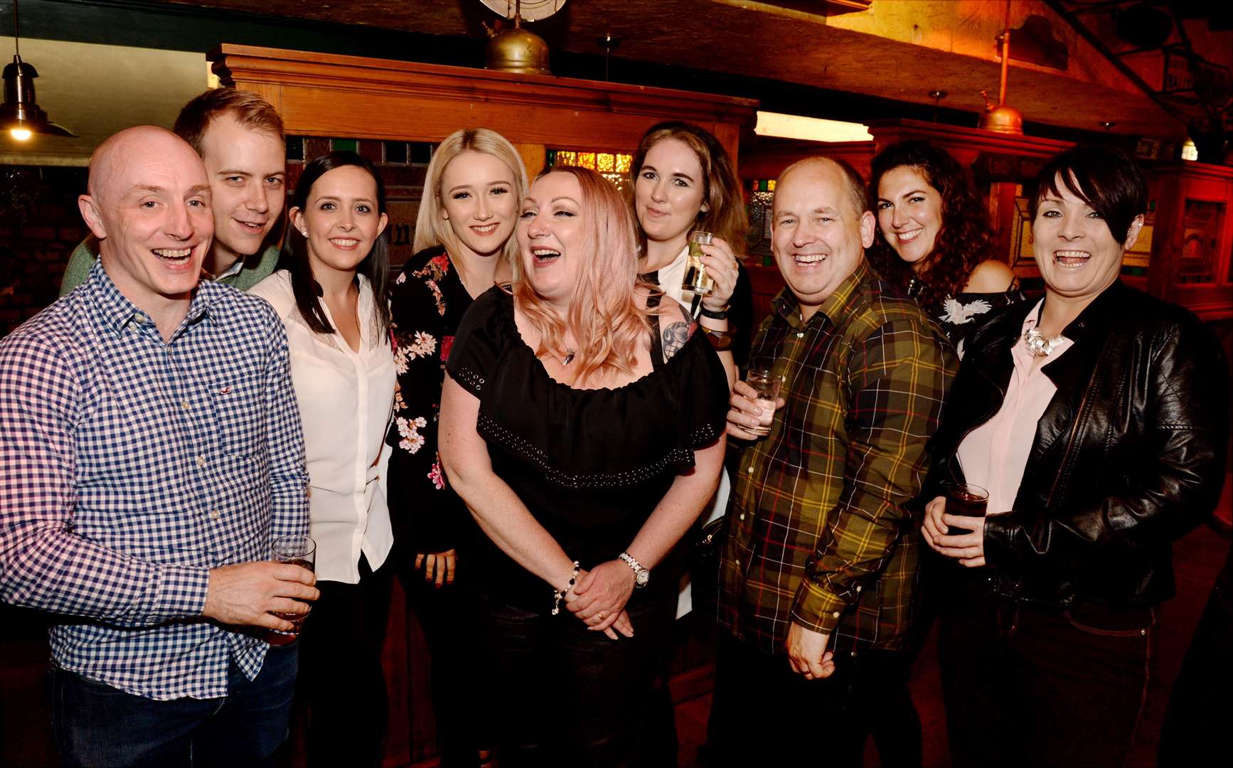Roxi Beaton (centre) celebrates her 40th with friends...City Seen 16 06 18.Picture: Gair Fraser. Image No. 041183..