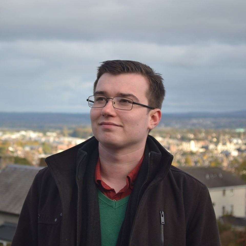 Scottish Labour candidate Lewis Whyte who is bidding to become the strath's next MP.