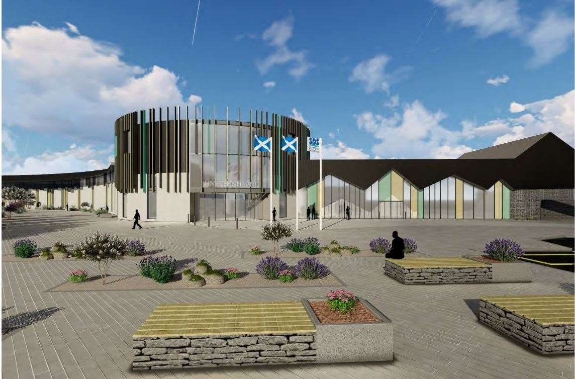 A CGI of the new prison.