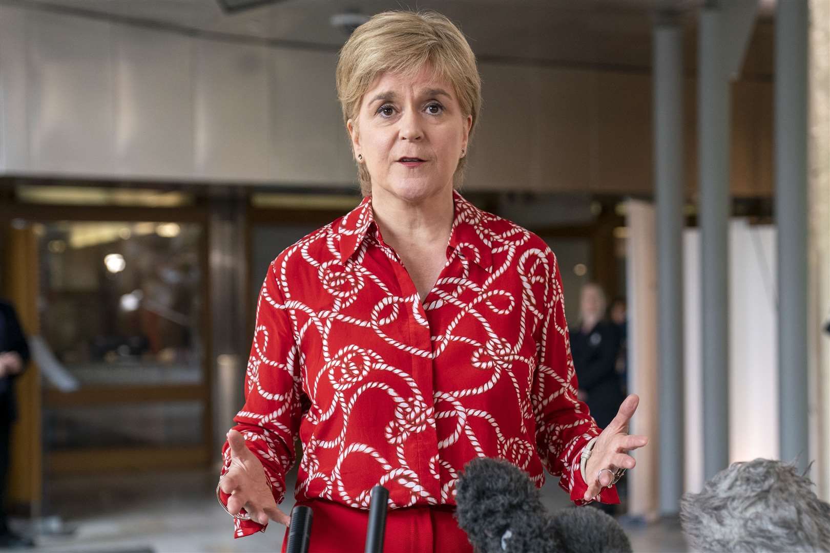 Former first minister Nicola Sturgeon was among three people arrested and released without charge pending further investigation (Jane Barlow/PA)