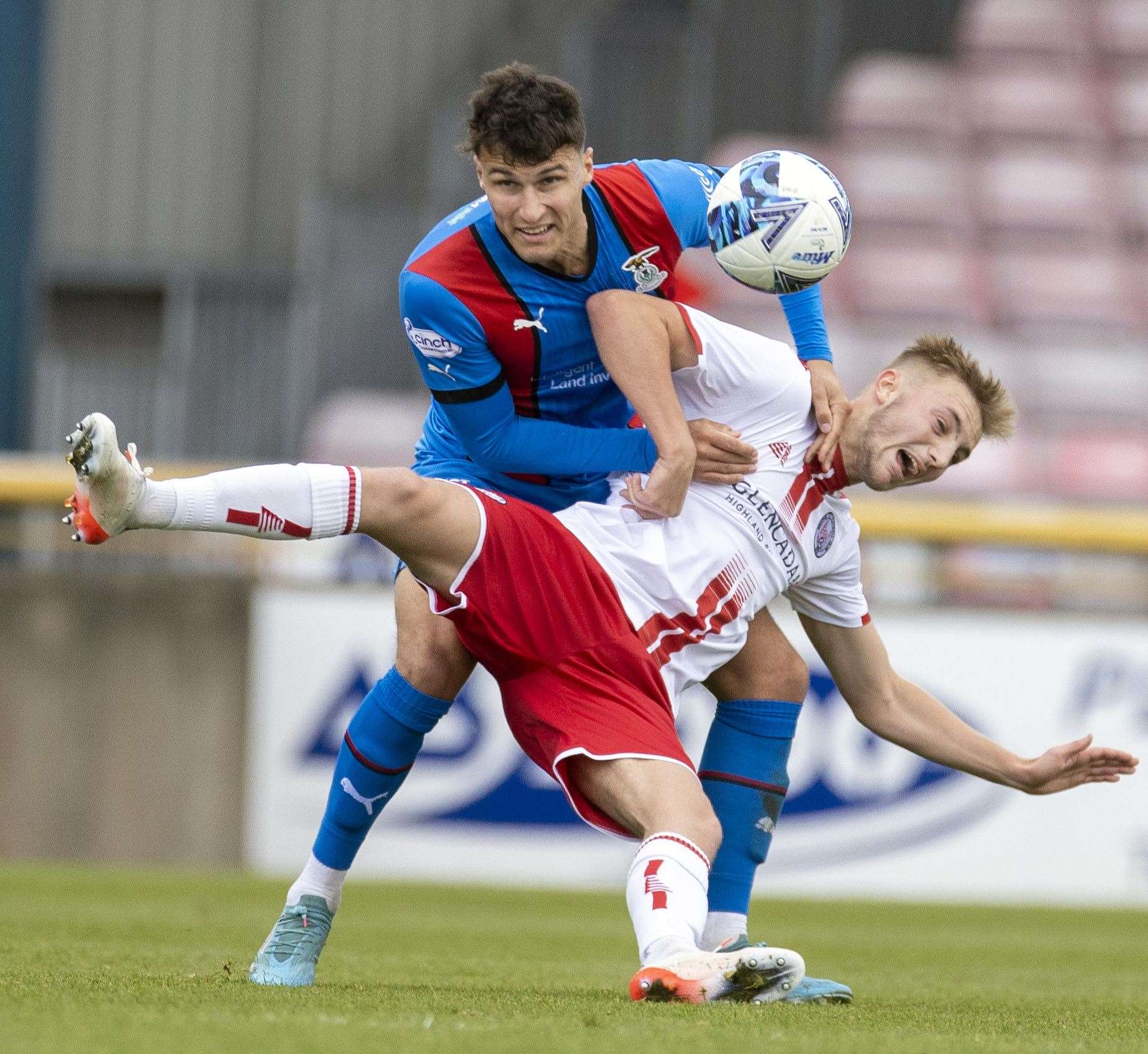 Max Ram made his long-awaited return from injury for Caley Thistle. Picture: Ken Macpherson