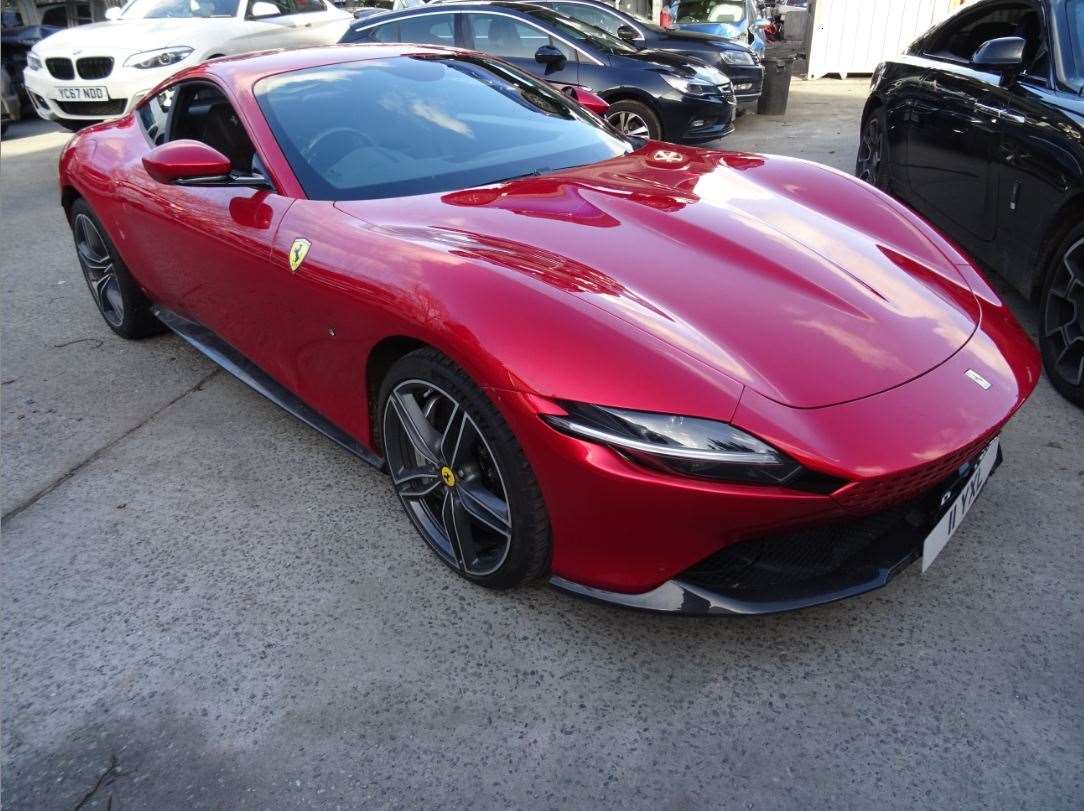 A Ferrari recovered by Essex Police’s Stolen Vehicle Intelligence Unit (Essex Police/ PA)