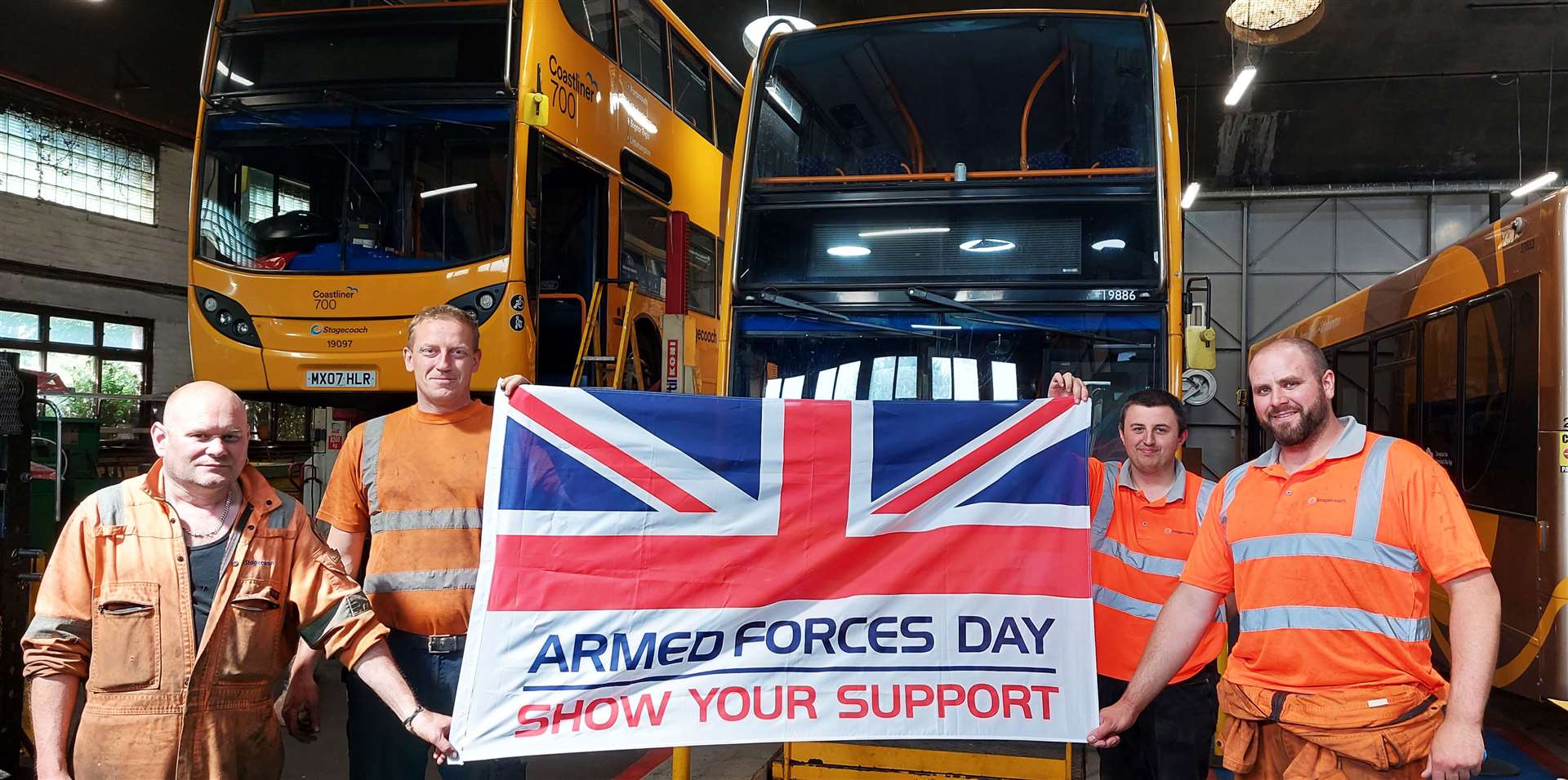 Stagecoach is offering free travel to veterans and cadets in support of Armed Forces Day.