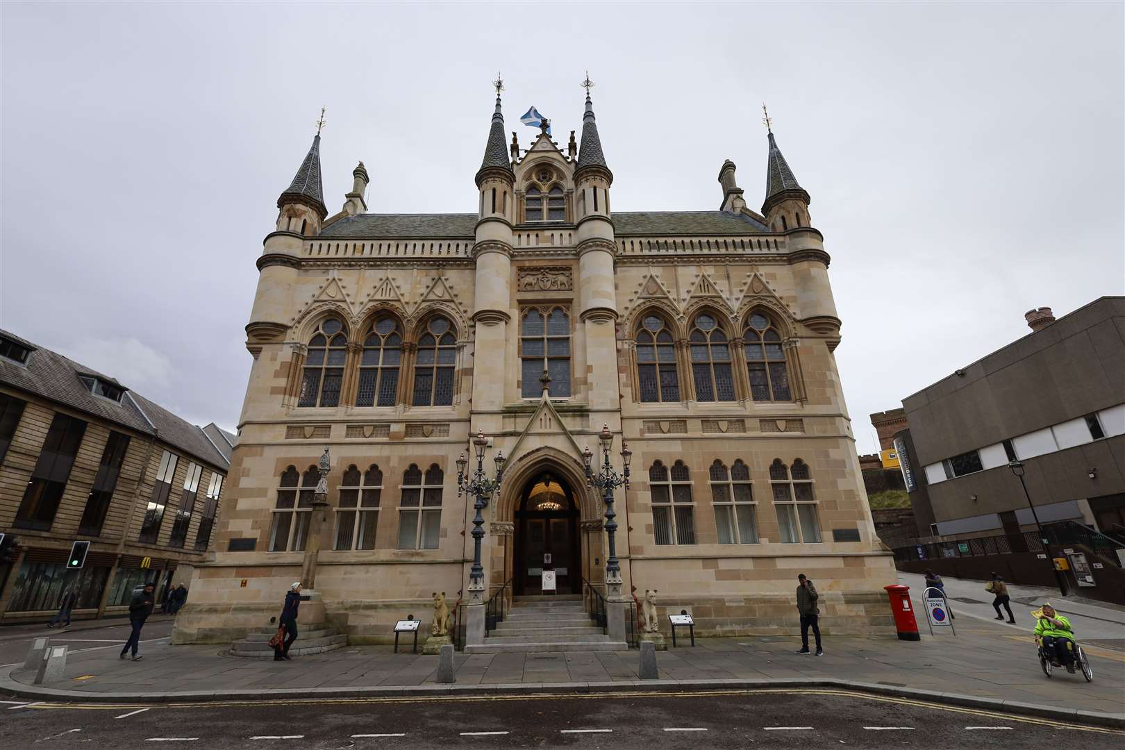 Inverness Town House front view locator. Picture: James Mackenzie.