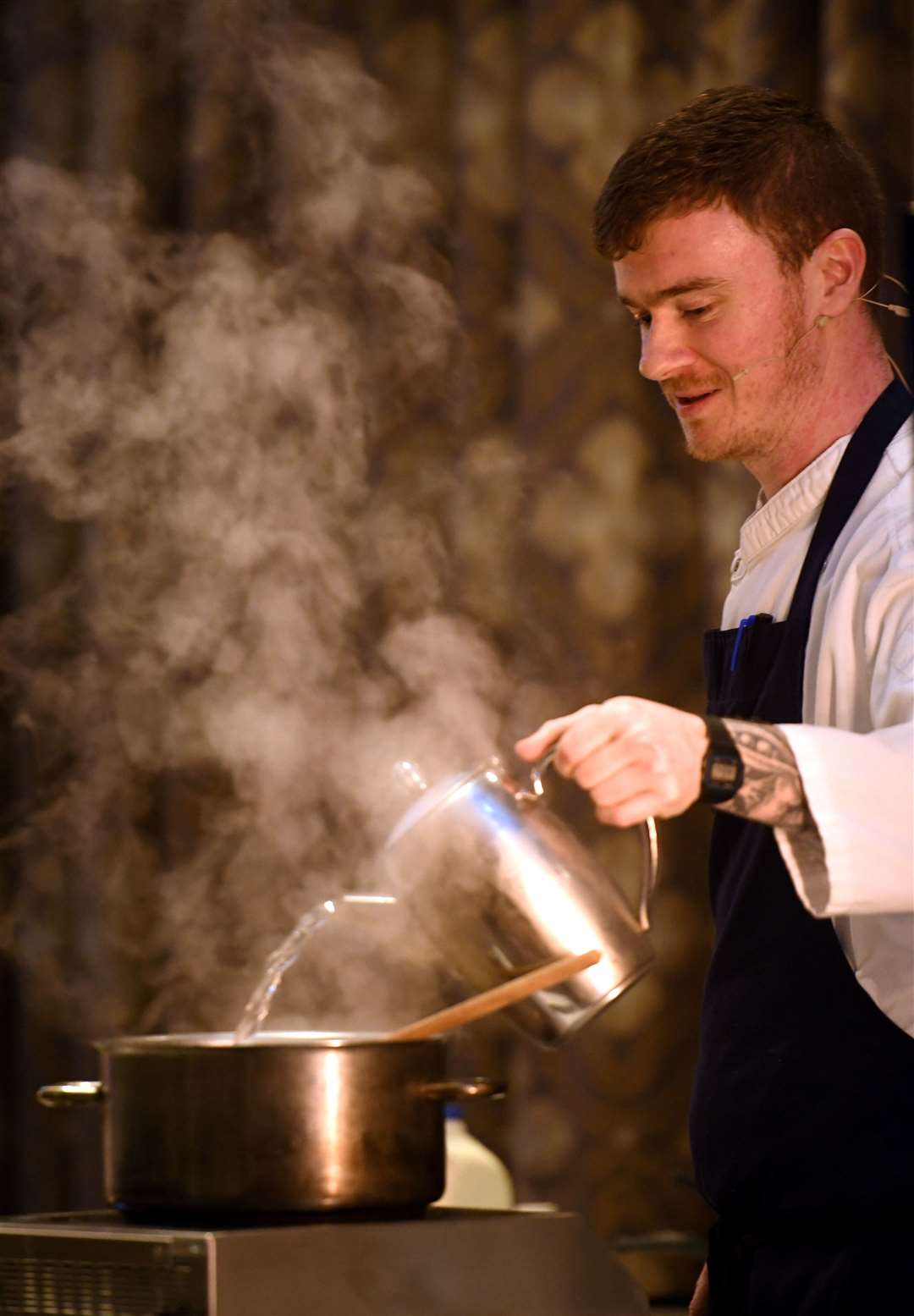 Euan Walker, Executive Chef for the Drumossie Hotel. Picture: James Mackenzie.