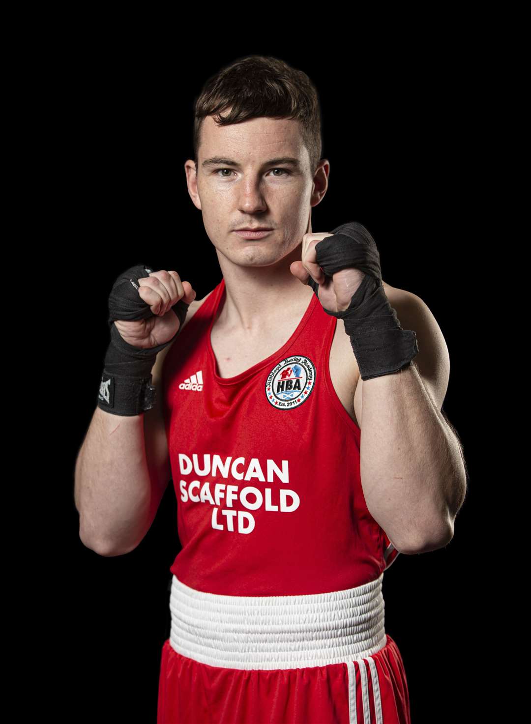Highland Boxing Academy's Steven Munro (26), from Tain, secured his first Title at the weekend securing the Elite men's -81kg light heavyweight Northern District Title. Picture: David Rothnie