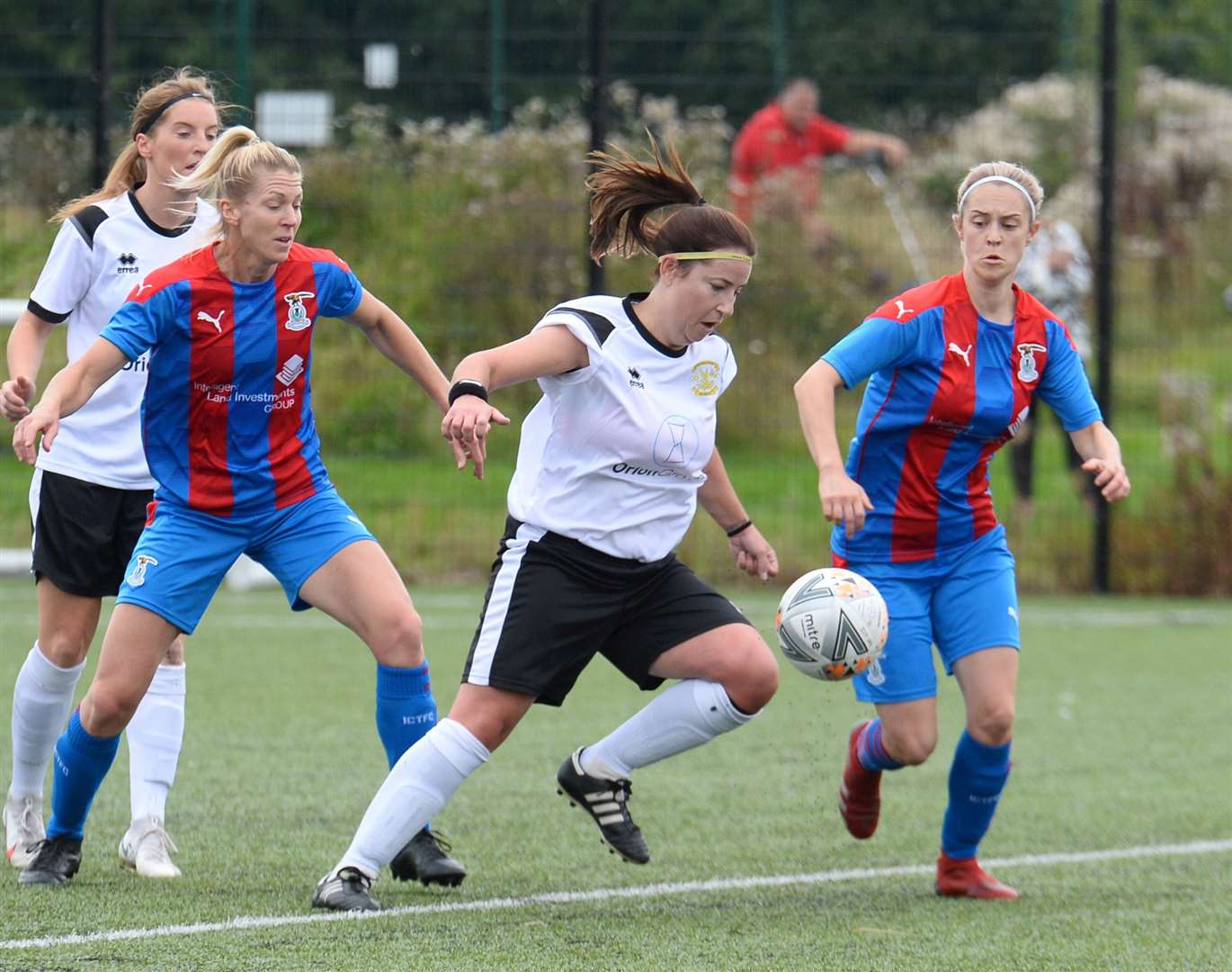 Caley Thistle Development take on Clachnacuddin at Inverness Royal Academy.Michaela Munro on the ball.Picture Gary Anthony.