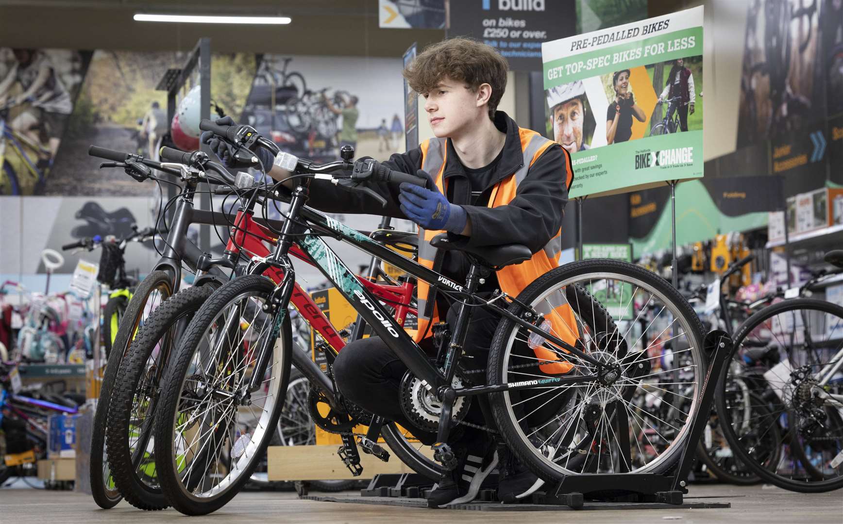 Halfords said more customers are purchasing cycling products on credit (Matt Alexander/PA)