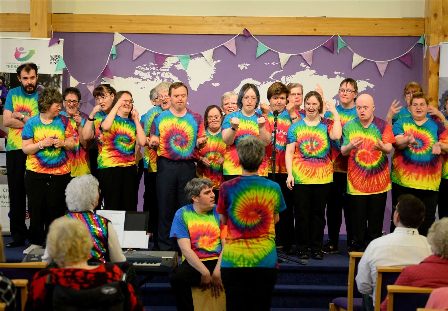 The Rainbow Singers were a popular act.