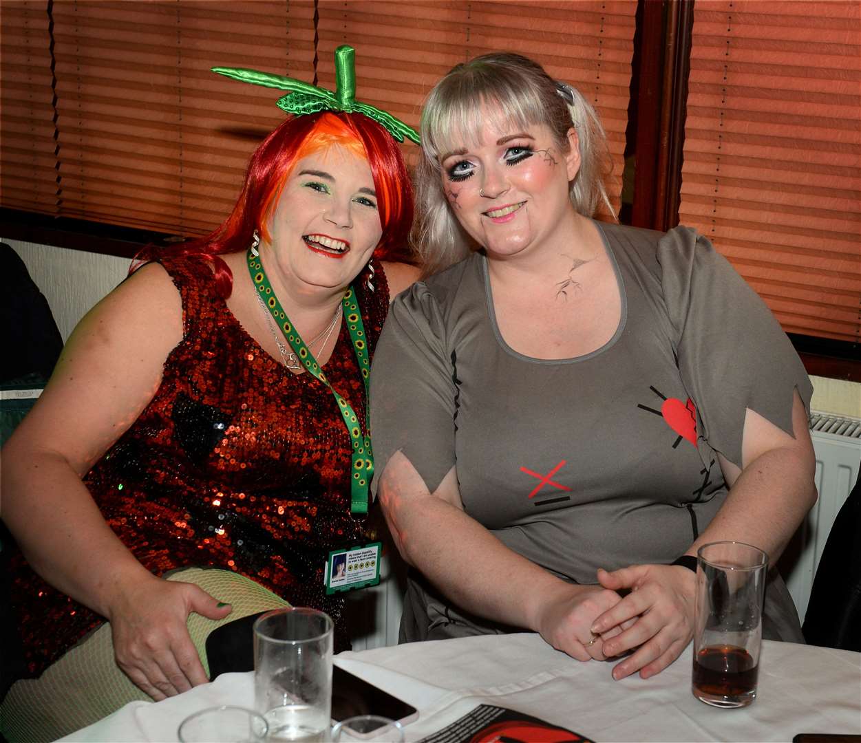 Cityseen at Mikeysline Halloween Fundraiser.Brenda Seatter and Ann Marie Phimister.Picture Gary Anthony.