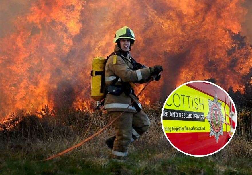 Wildfire warning for Highlands