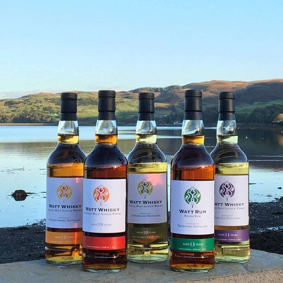 The collection from Watt Whisky.