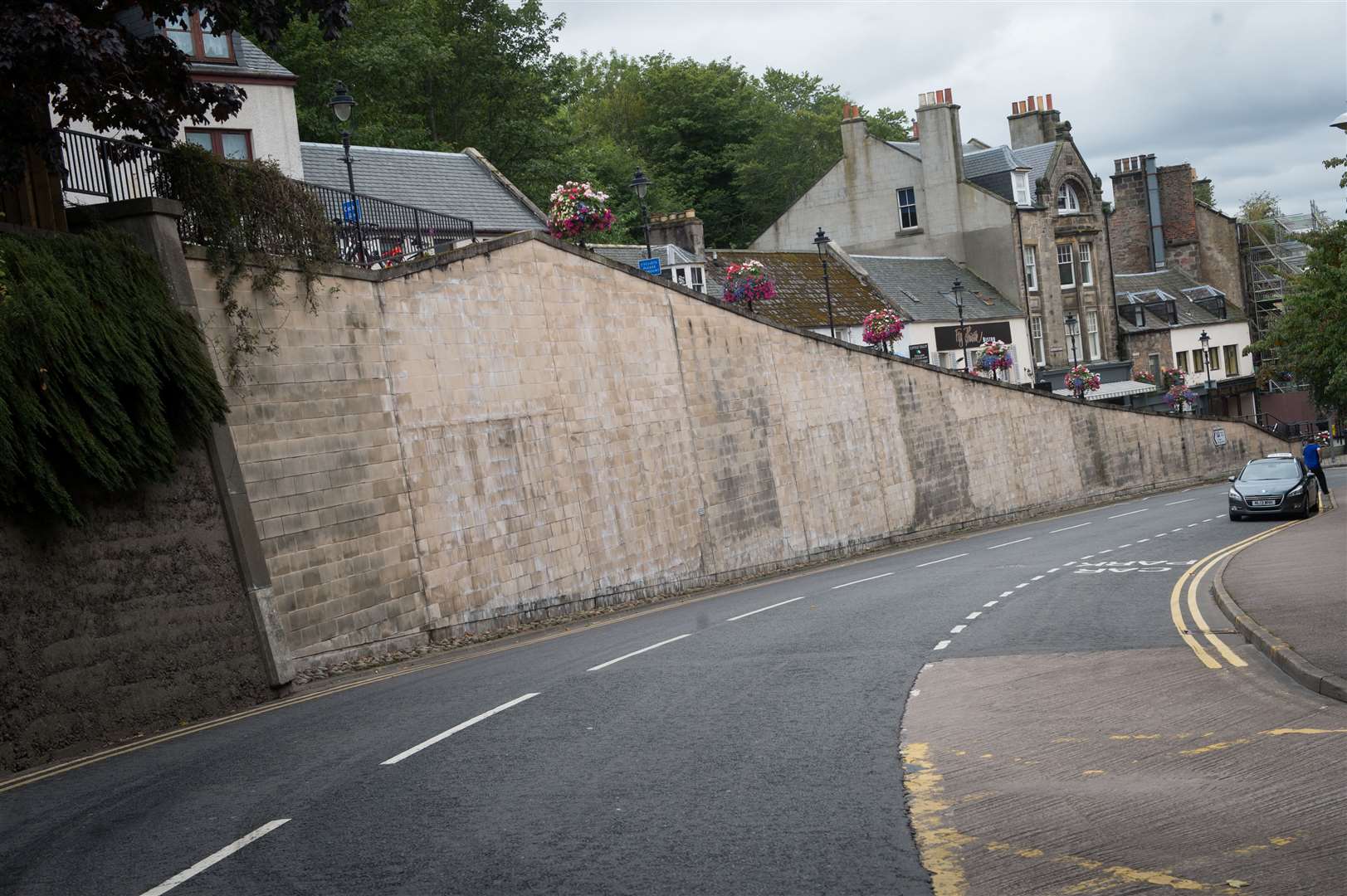 Crown Road Wall is currently bare and uninspiring, but could soon be transformed.