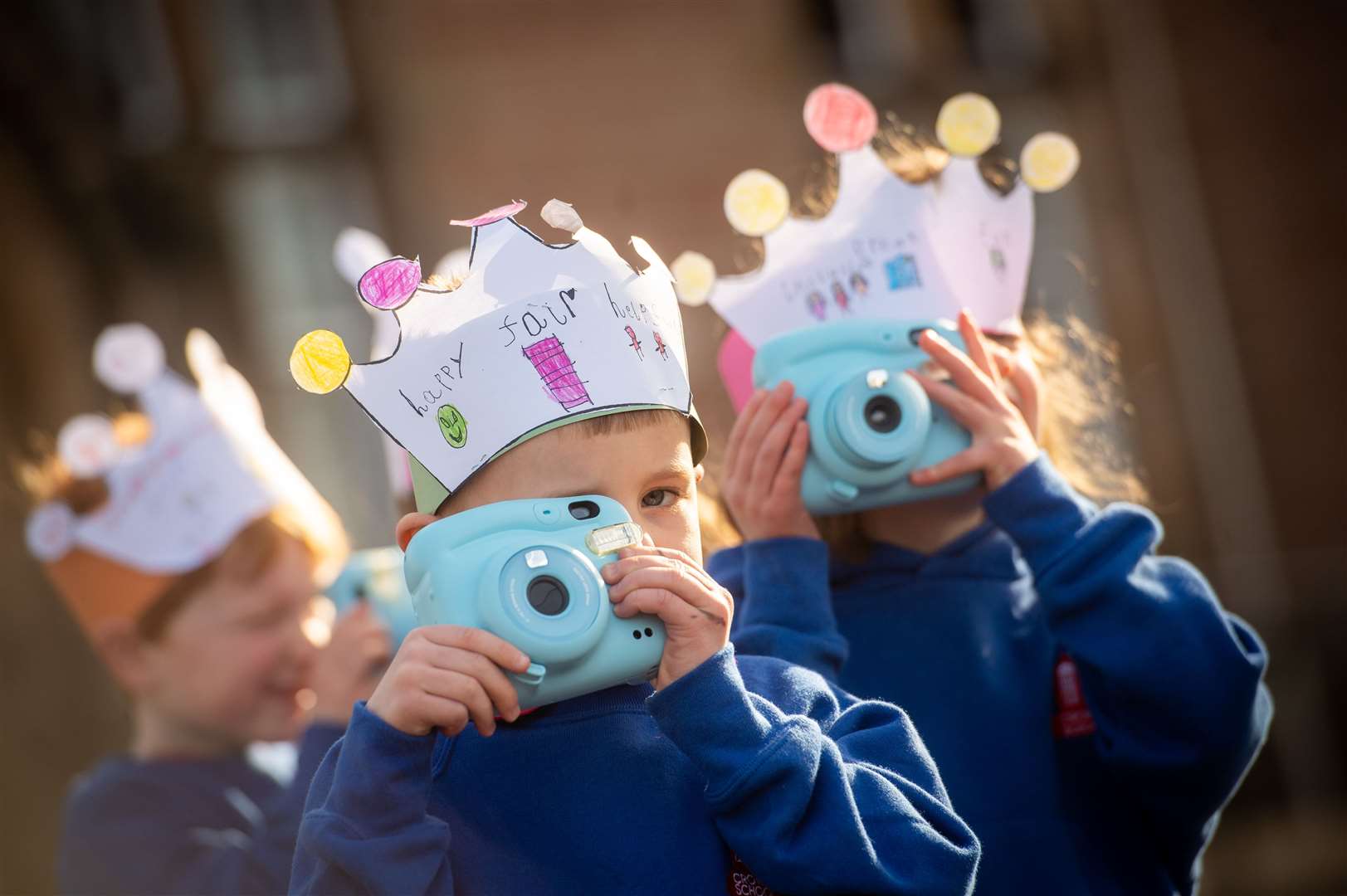 Cameras are being used by children to capture what matters to them in the Crown area.