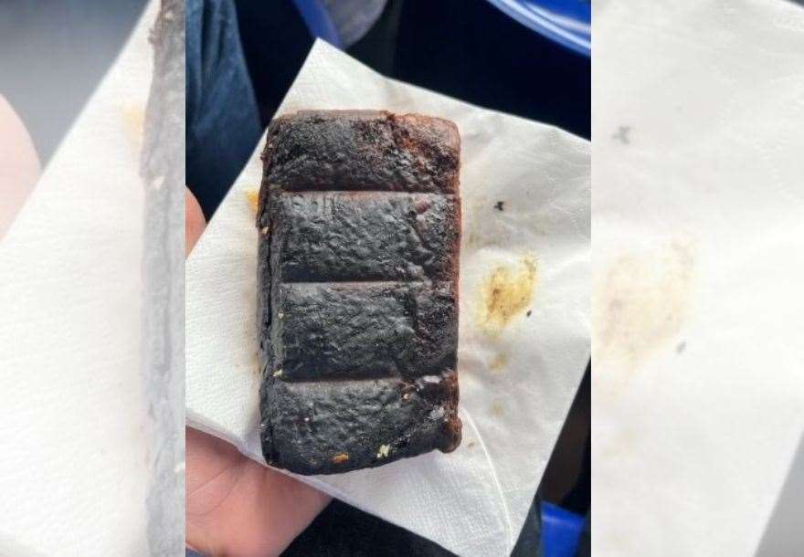 The image of the sausage roll has caused quite a stir online.