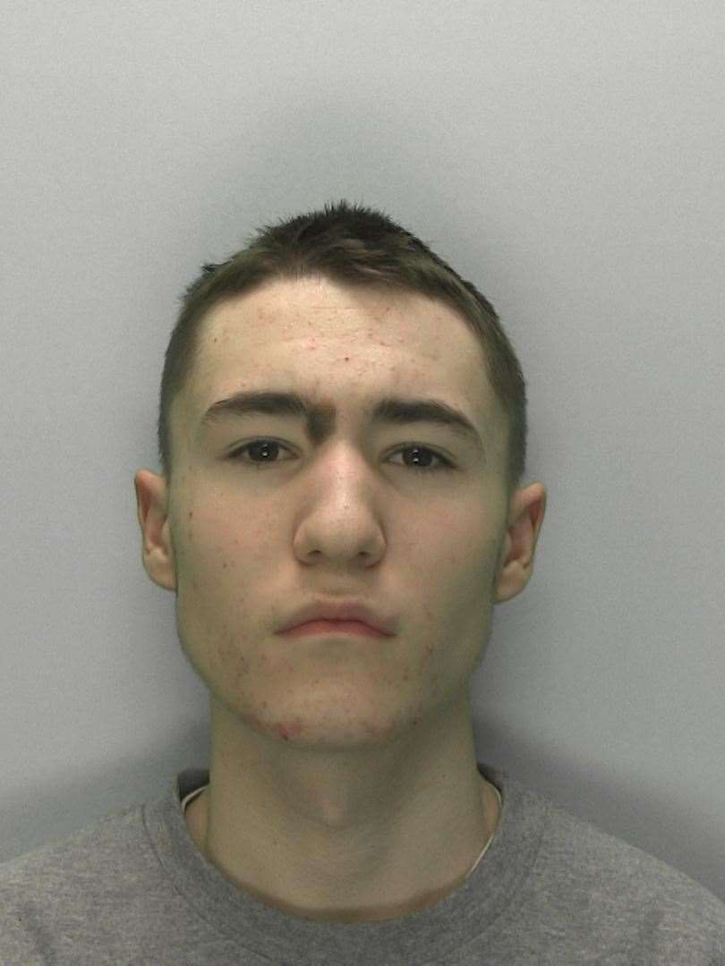 Callum Charles-Quebella, 18, was armed with a meat cleaver but did not inflict the fatal stab wounds to Ramarni Crosby (Gloucestershire Police/PA)