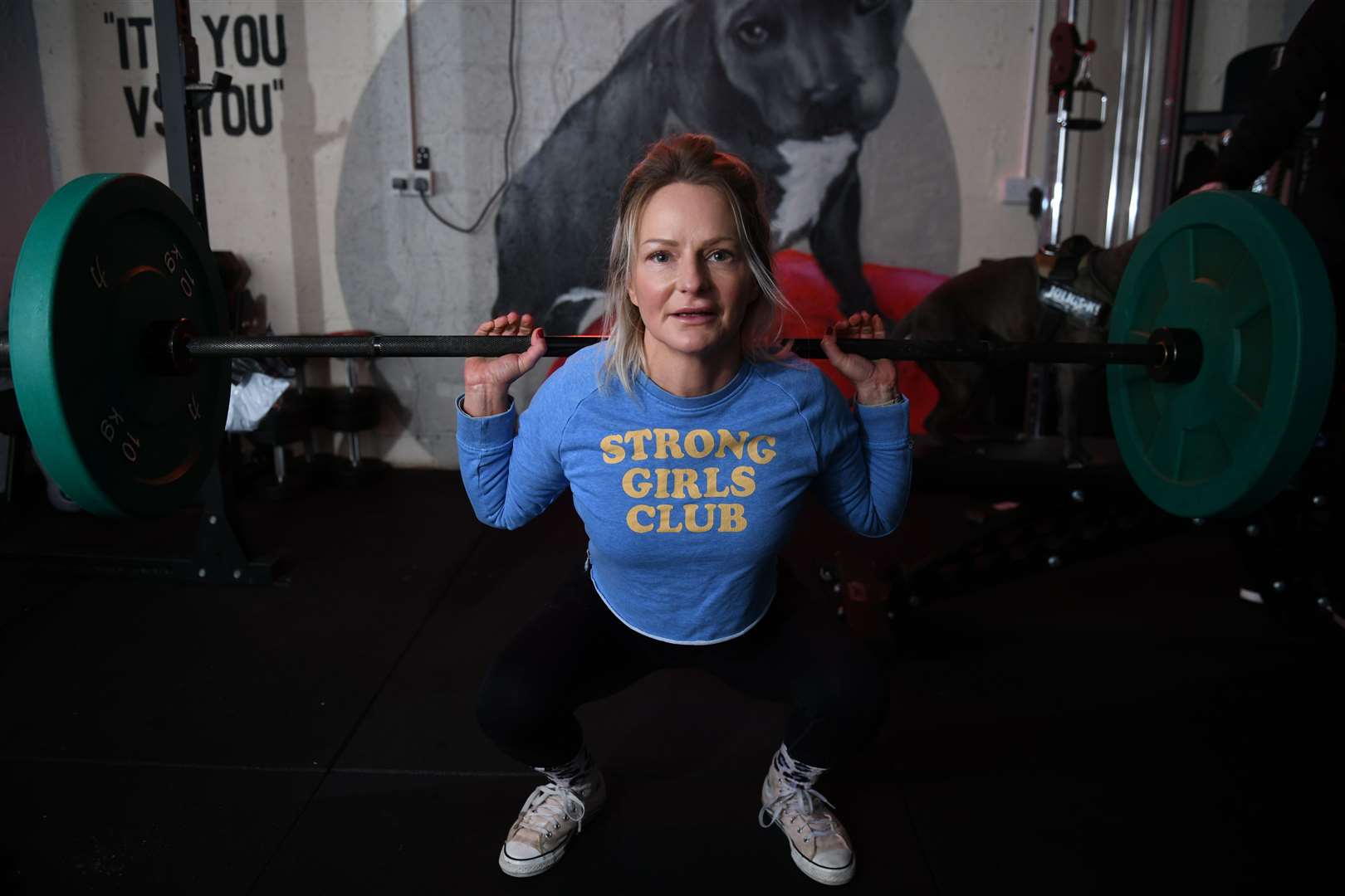 Powerlifting gave Irving the strength – both physically and mentally – to turn her life around. Picture: James Mackenzie