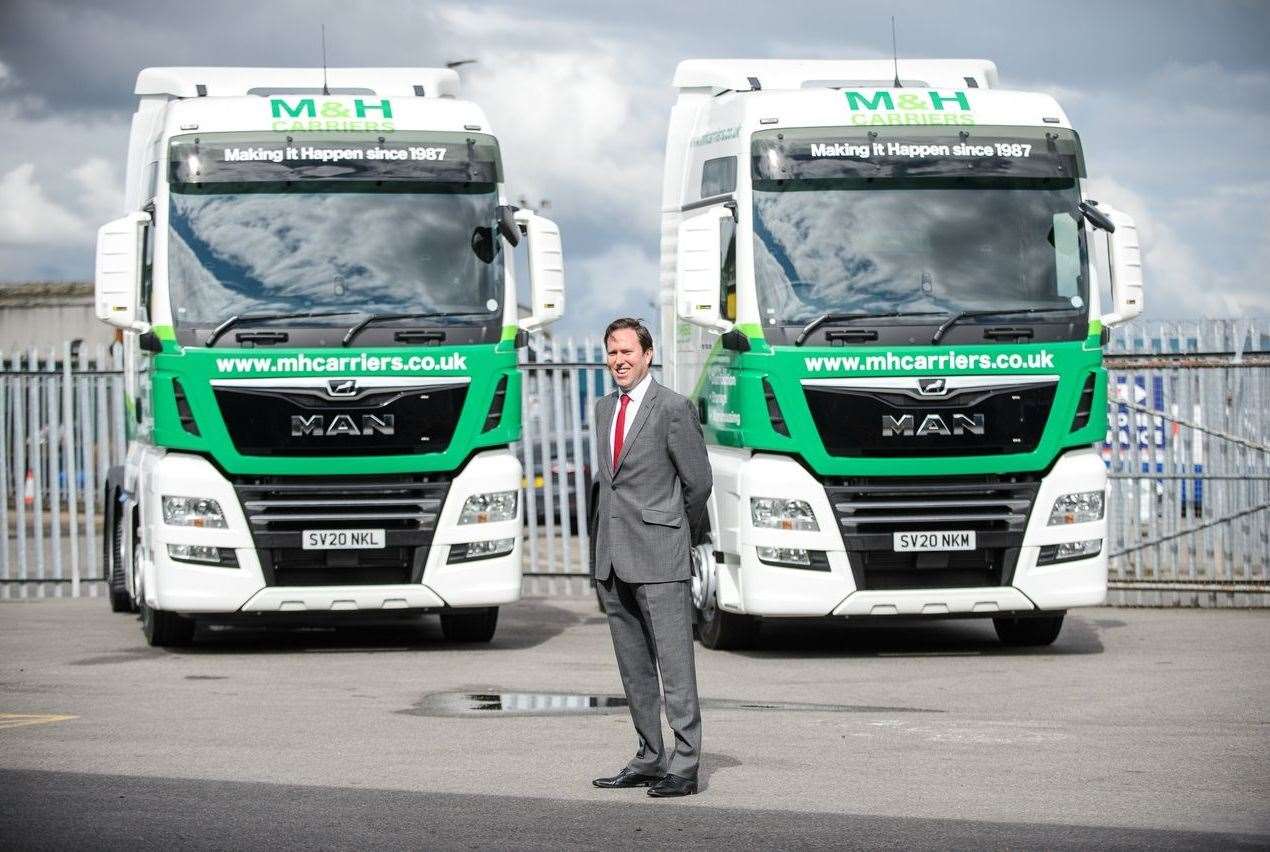 M&H Carriers’ managing director Fraser Maclean.