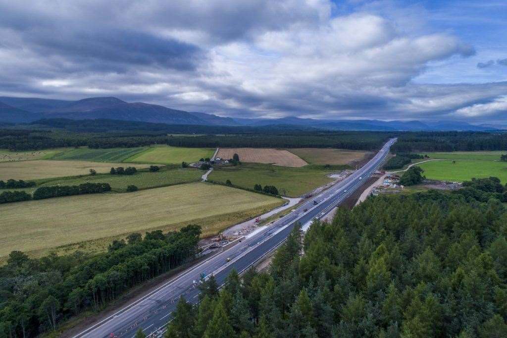 The A9 is being dualled between Perth and Inverness.