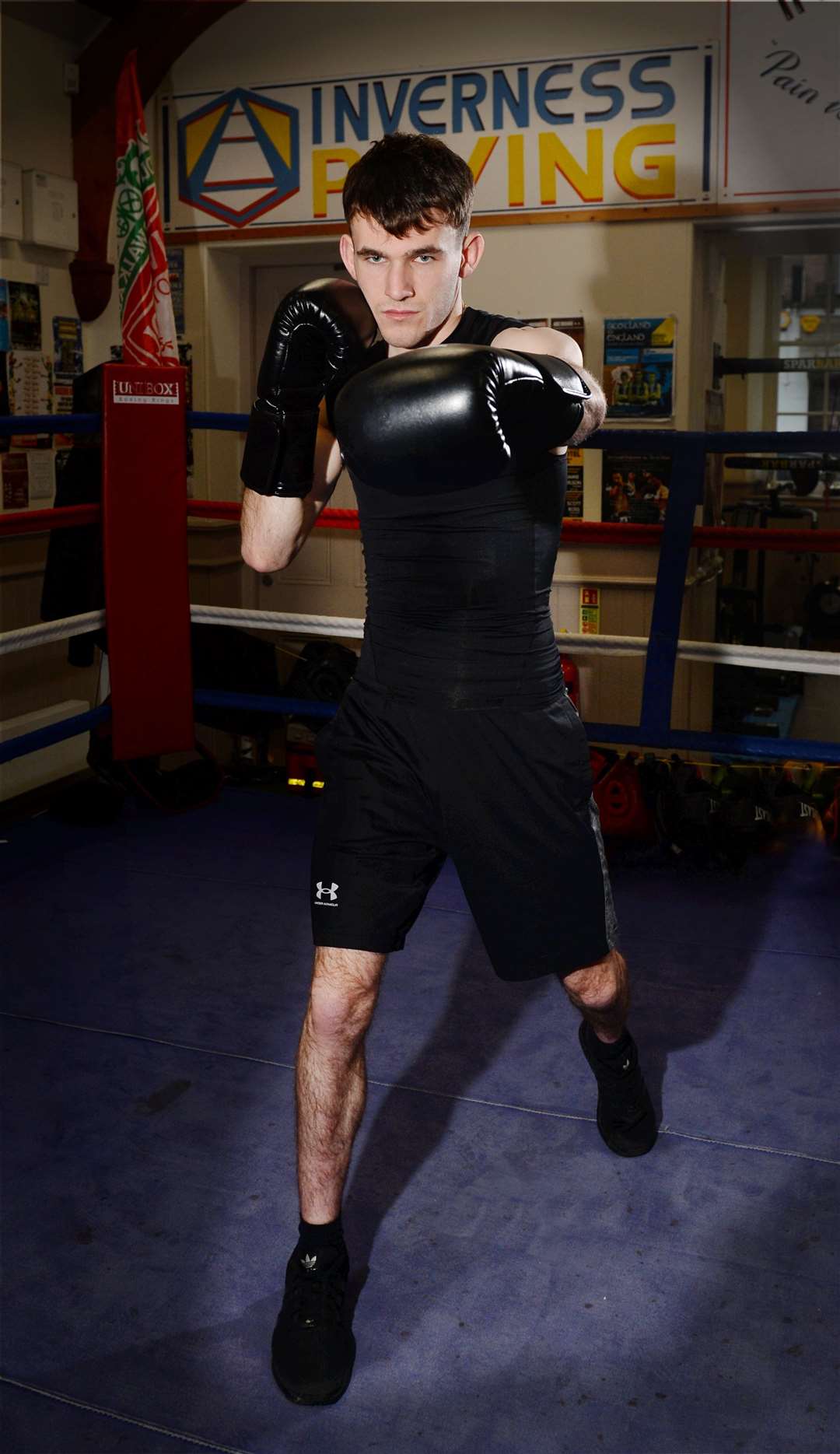 Inverness boxer Calum Turnbull. Picture Gary Anthony.
