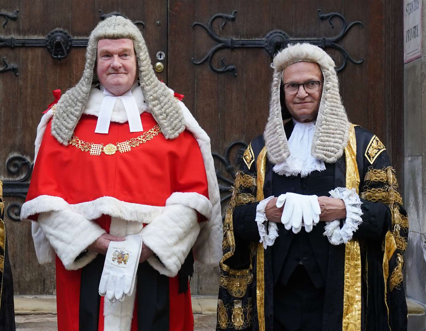 Lord Chief Justice Lord Burnett (left) and Master of the Rolls Sir Geoffrey Vos, two of the judges who heard the appeal (Gareth Fuller/PA)