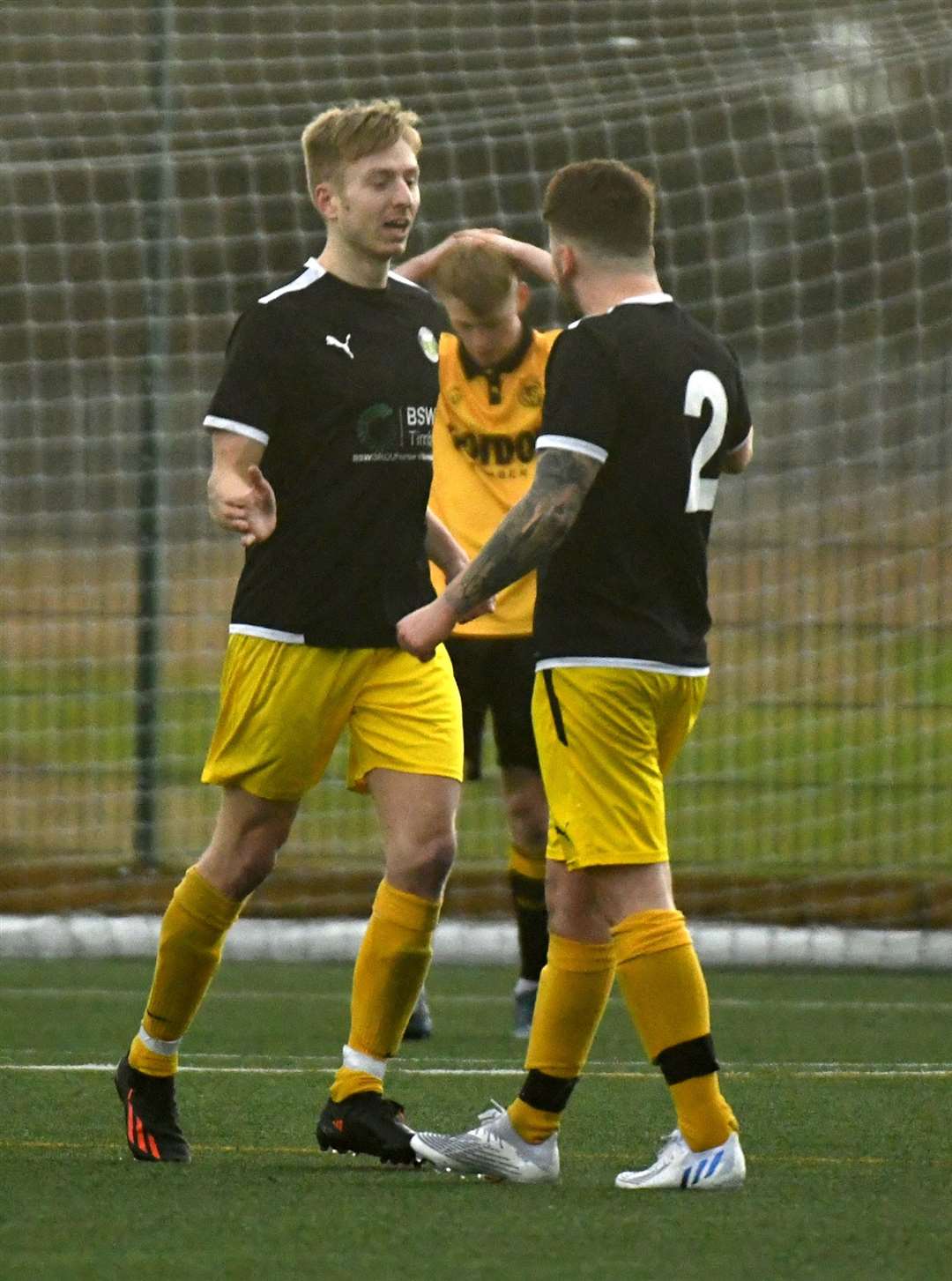 Andrew McLean after scoring a goal. Picture: James Mackenzie.