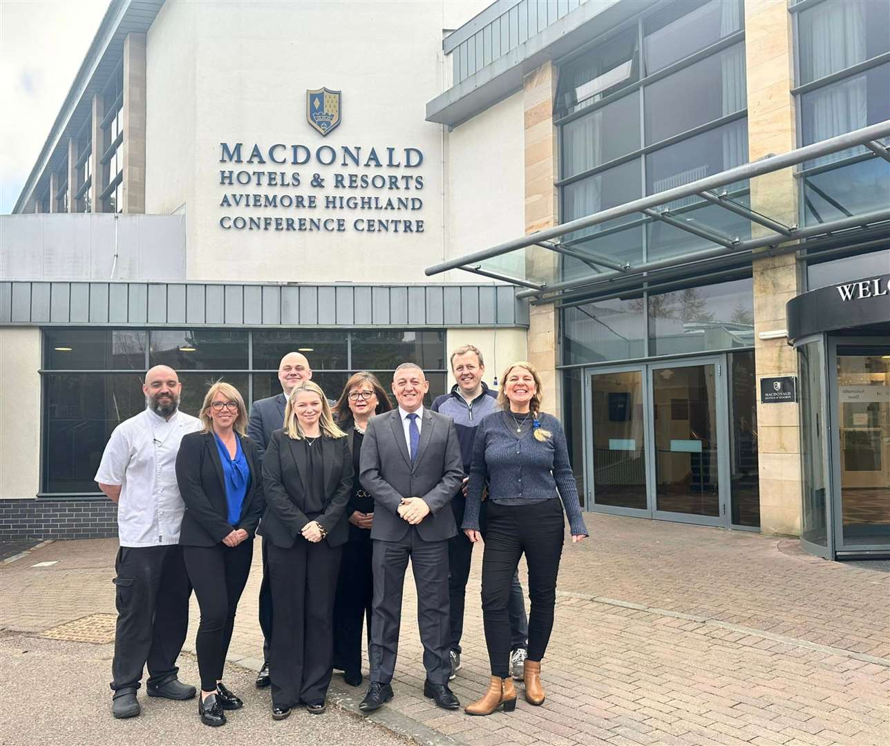 Macdonald Aviemore Resort's executive management team.
