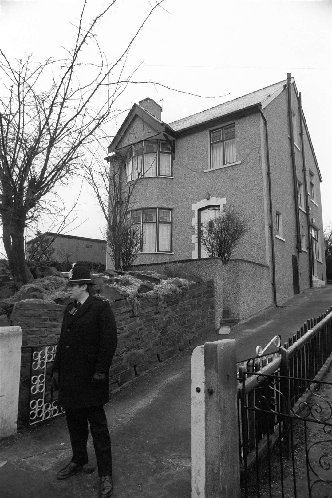 The detached house in Bradford which was home to Peter Sutcliffe (PA)