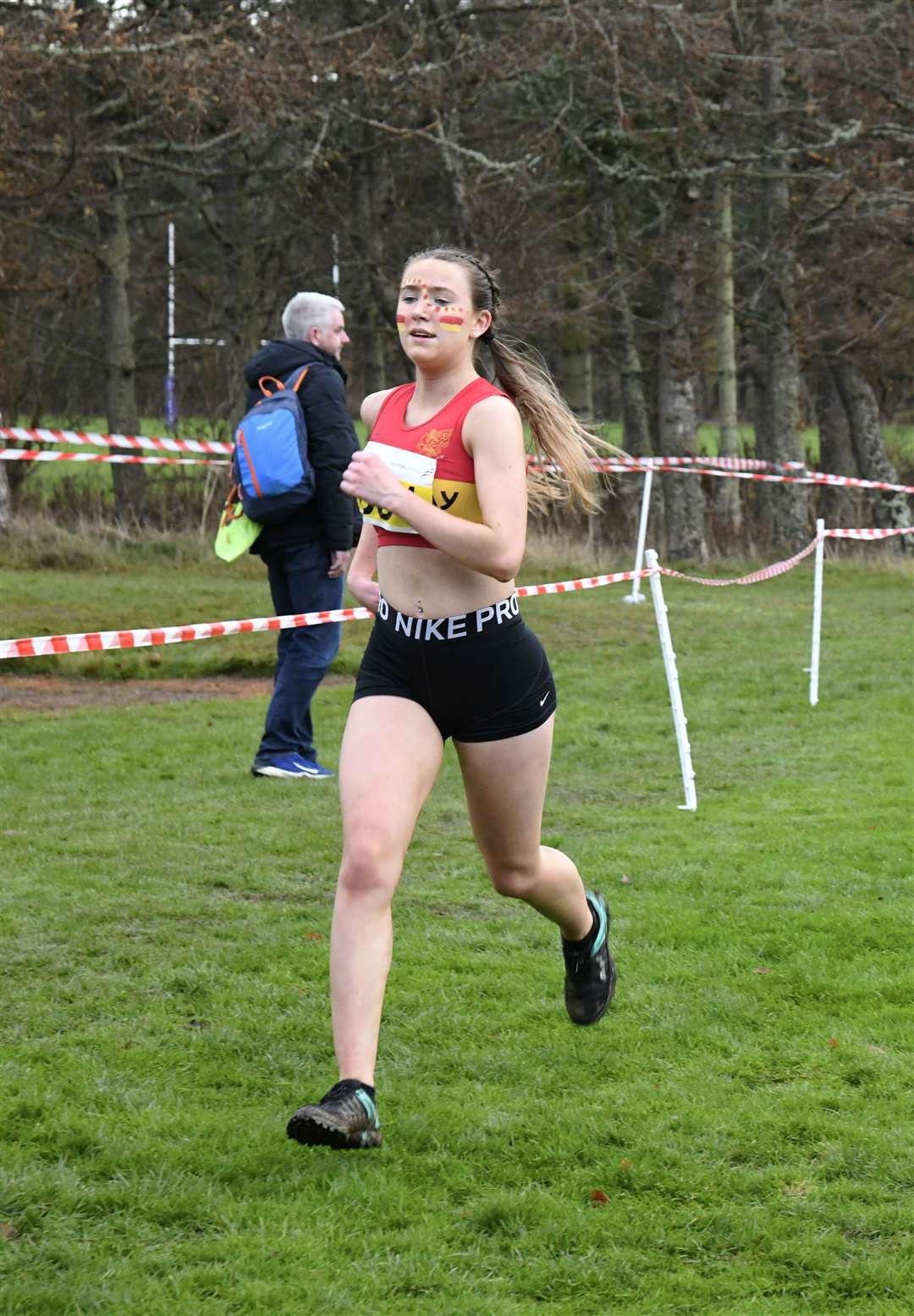 First place in the Under-20 Womens was Rachel Murray from Stornoway Running and Athletics Club. Picture: Beth Taylor