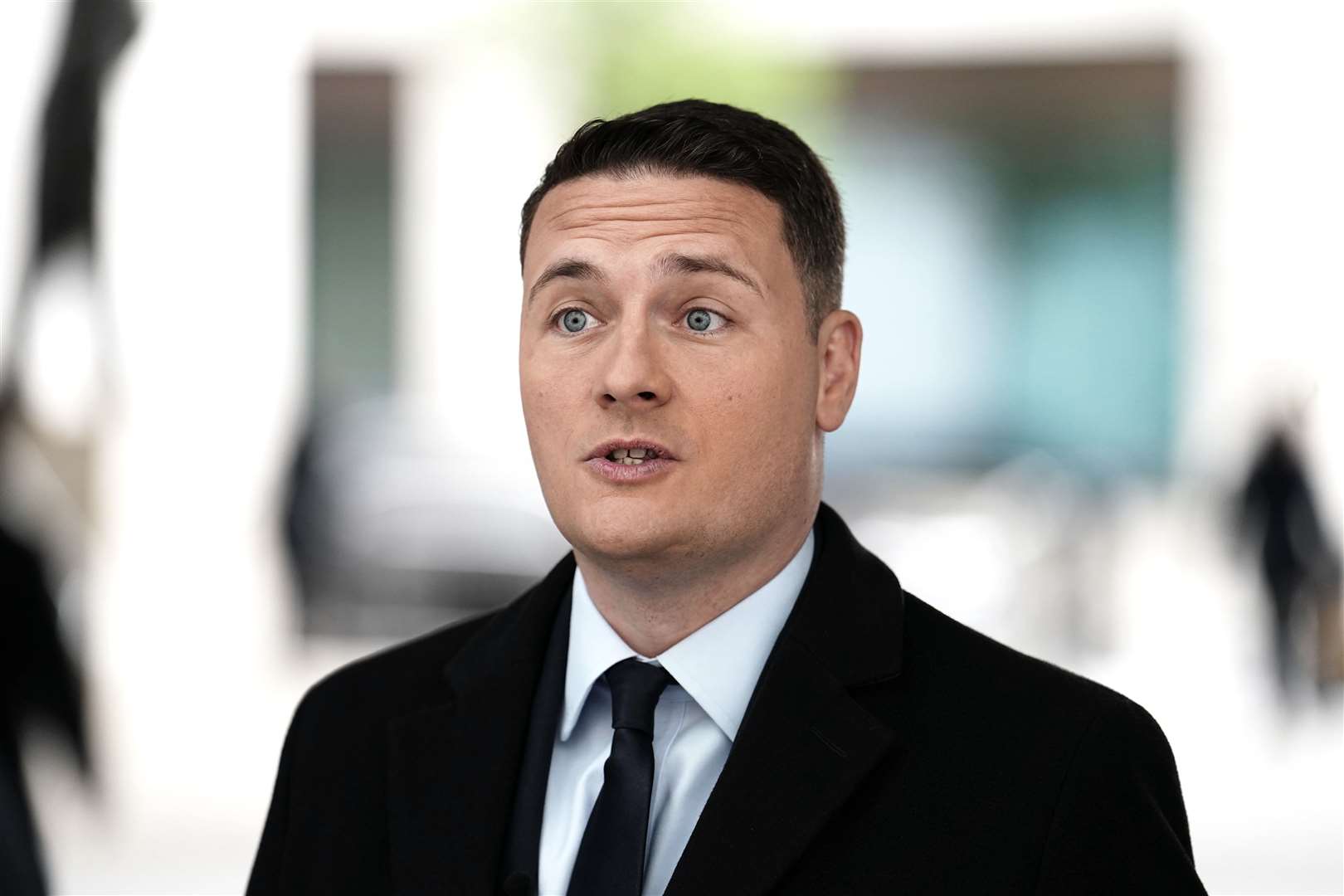 Shadow health secretary Wes Streeting claimed the Health Secretary and Chancellor were split on the issue of NHS pay (Jordan Pettitt/PA)