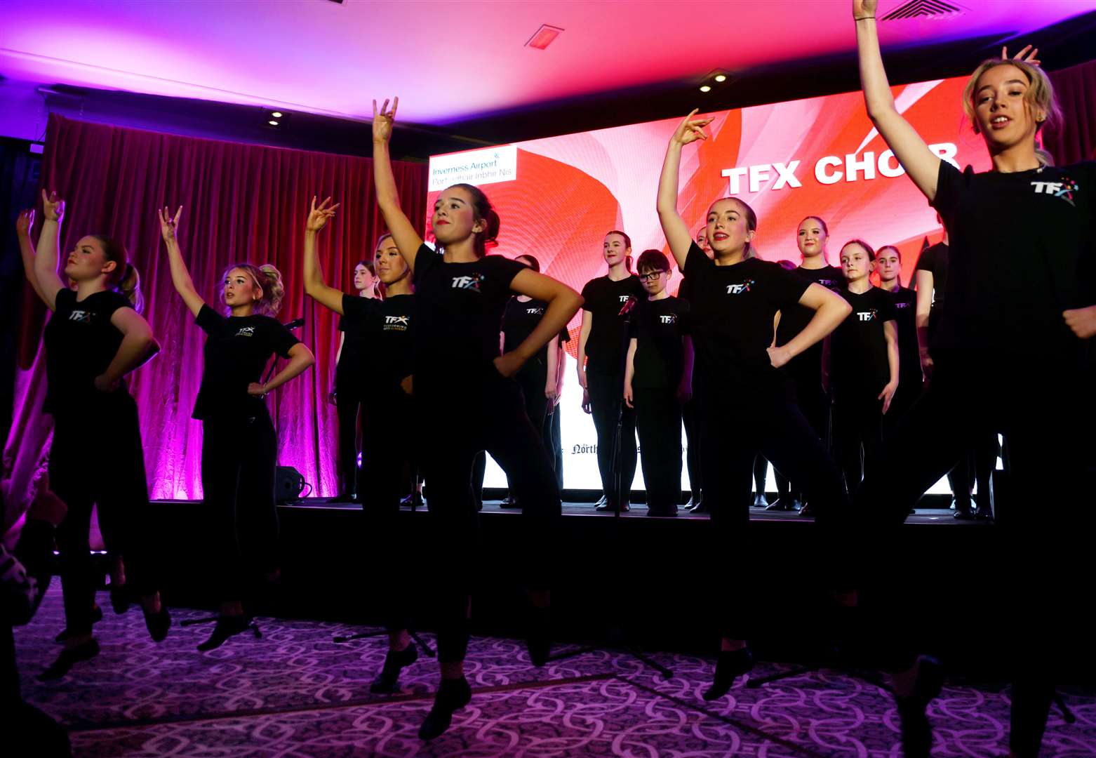 TFX Choir. Picture: James Mackenzie.