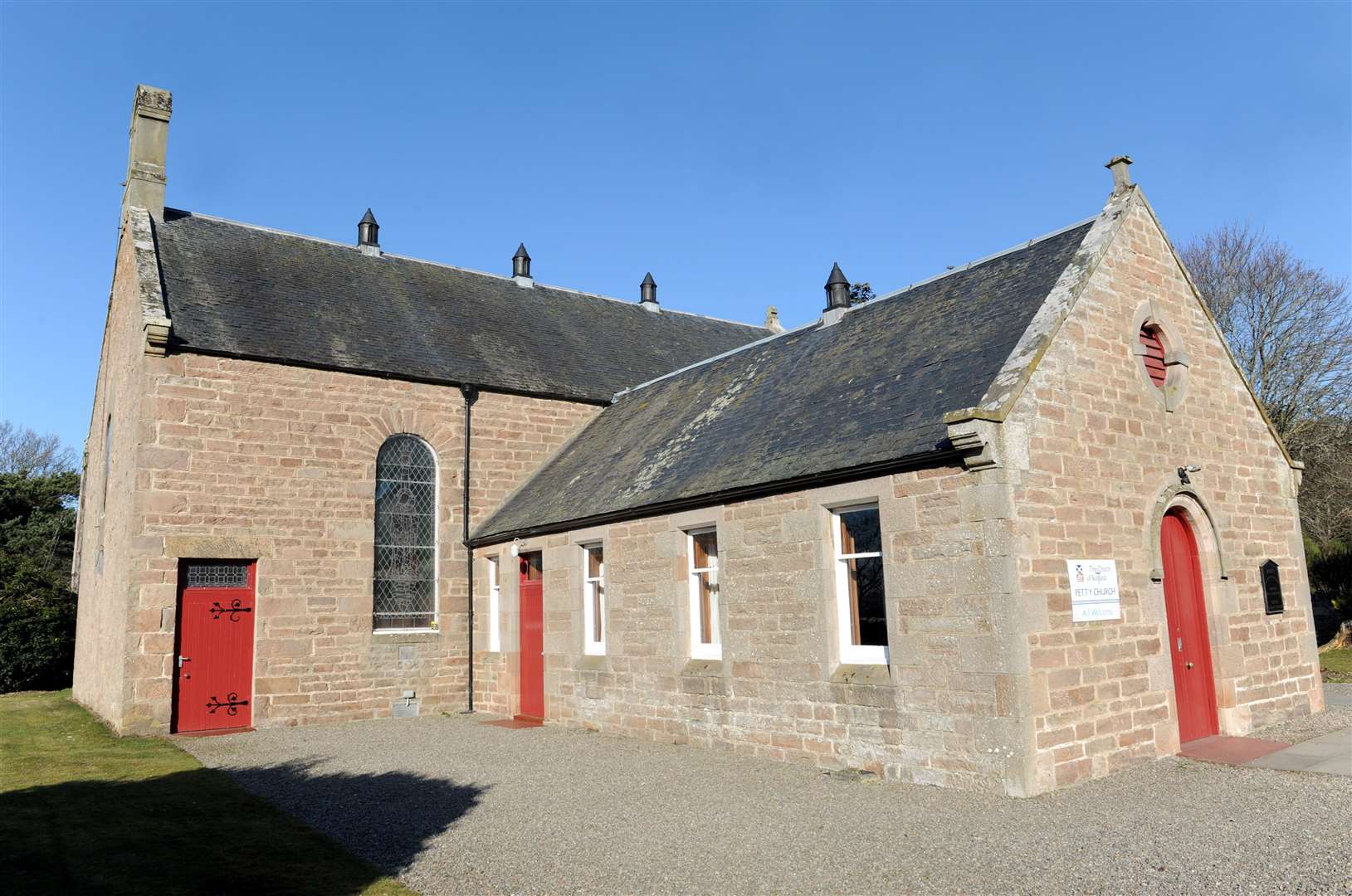 The Free Church of Scotland is renting Petty Church on the A96 for Tornagrain services.
