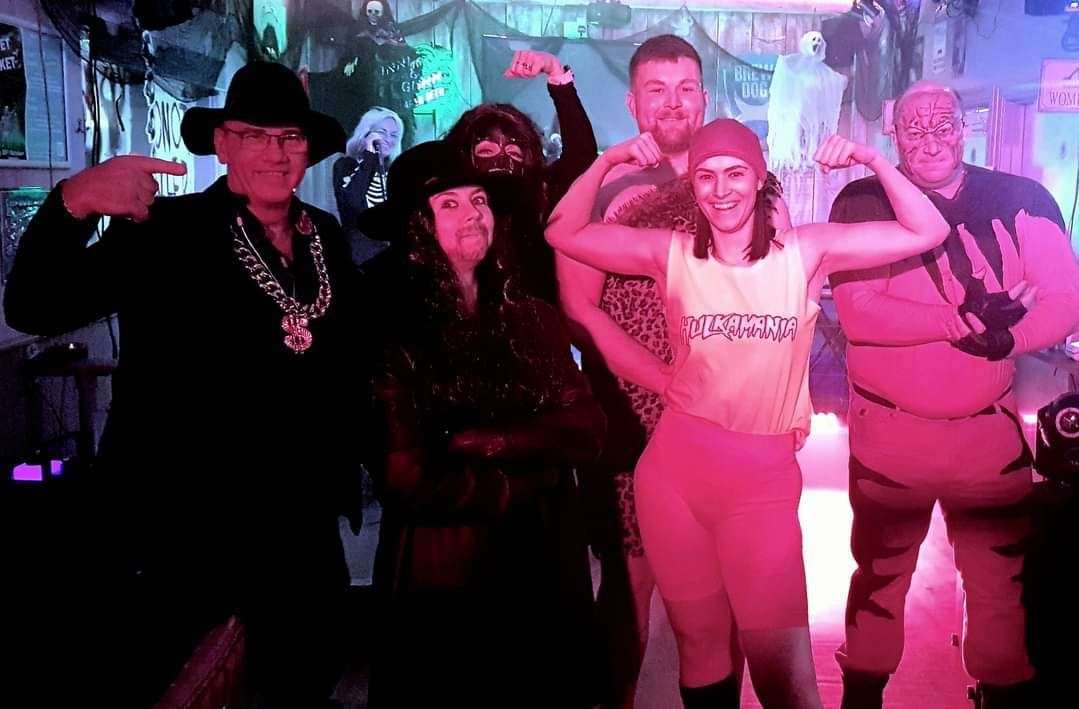 Revellers put on their best costumes for Halloween fun at the Havelock House Hotel.