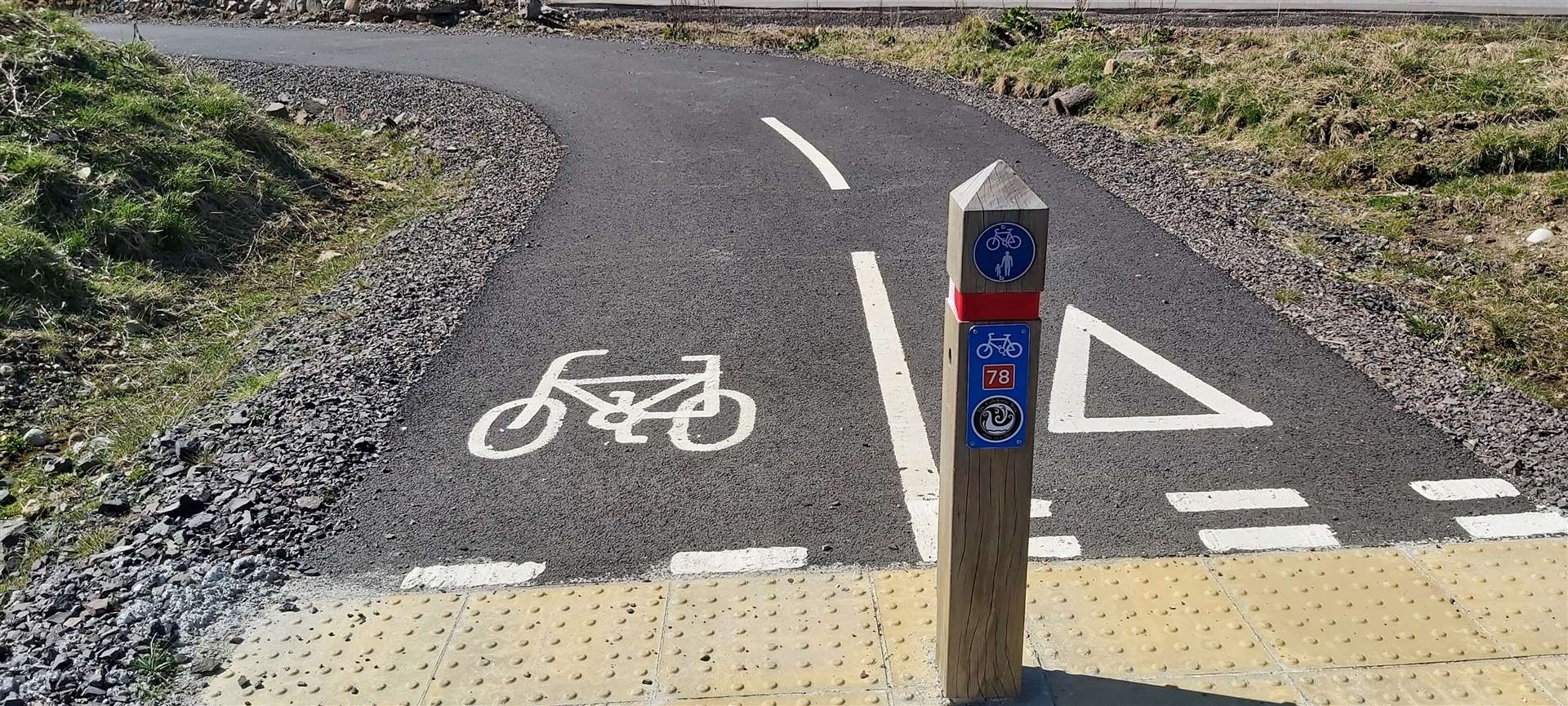 New cycle track Duror