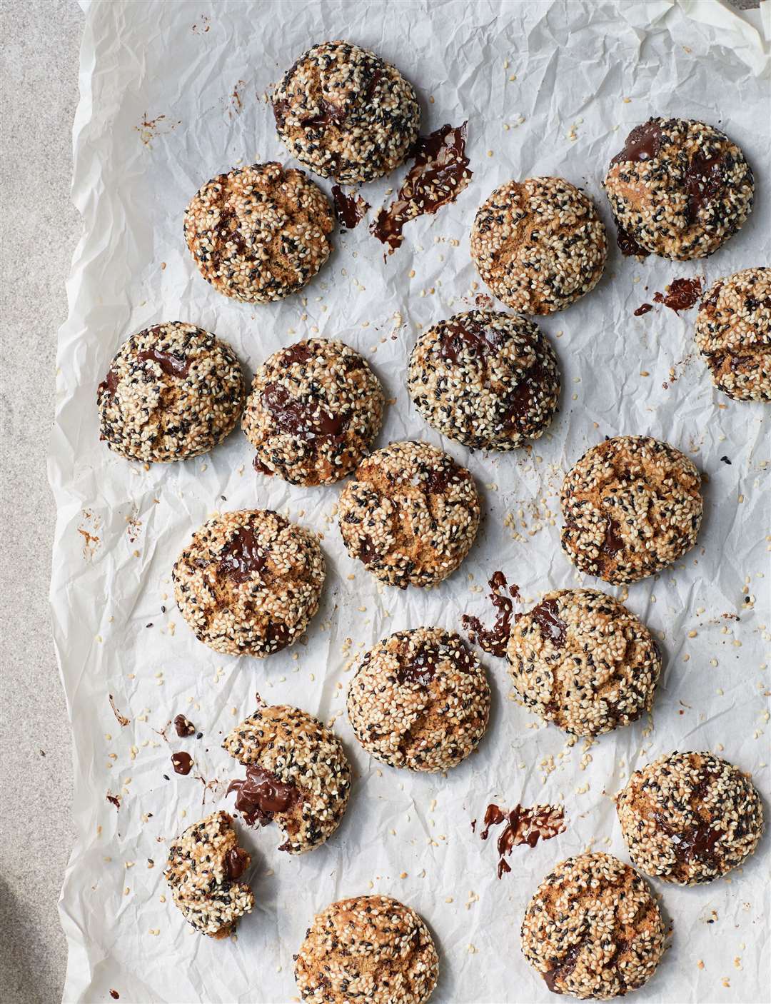 Try these tasty tahini cookies. Picture: Ebury Press/Philippa Langley/PA