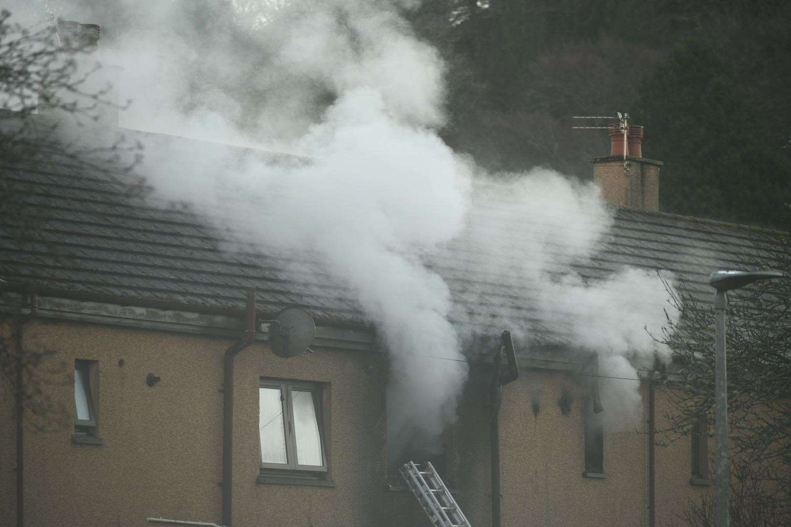 The fire at St Valery Avenue, Dalneigh
