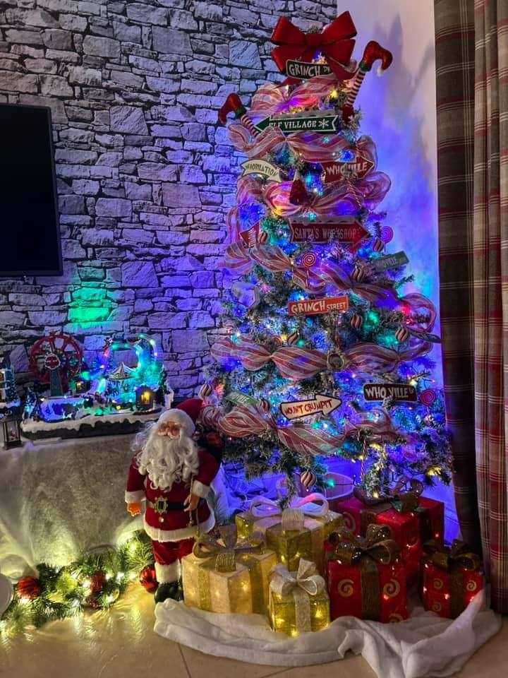 Nicky Mackay Barclay's Christmas tree.