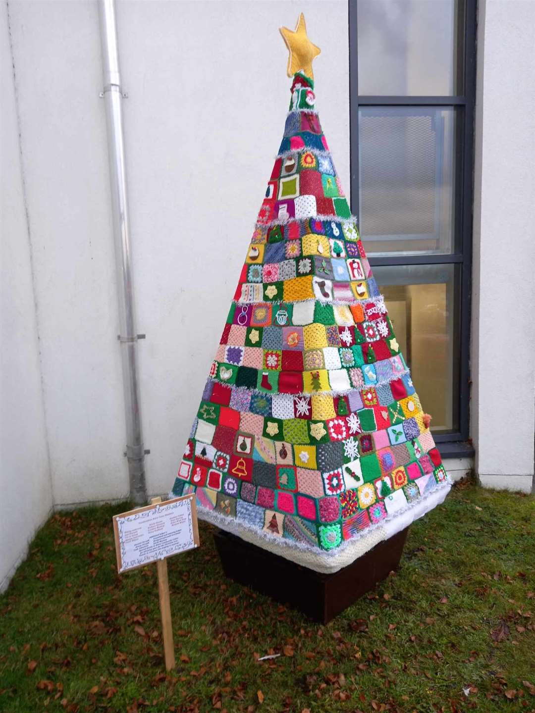 The Christmas tree at the community centre.