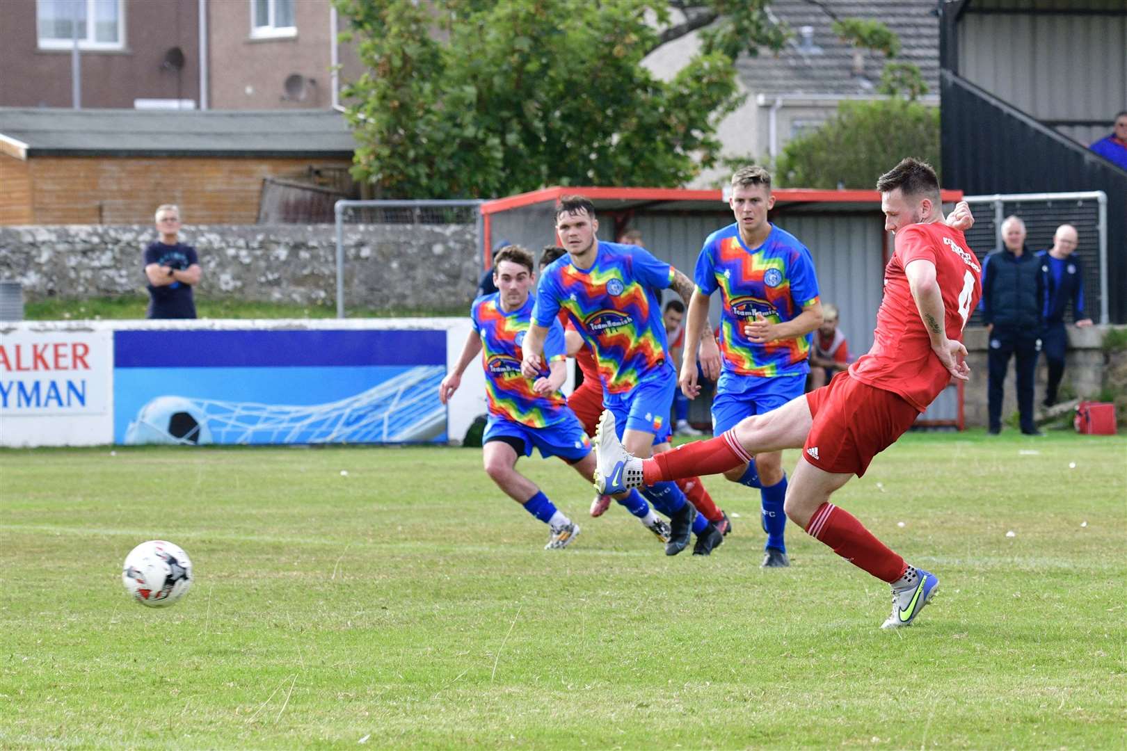 Lossiemouth thrashed Nairn County 5-1. Picture: Daniel Forsyth