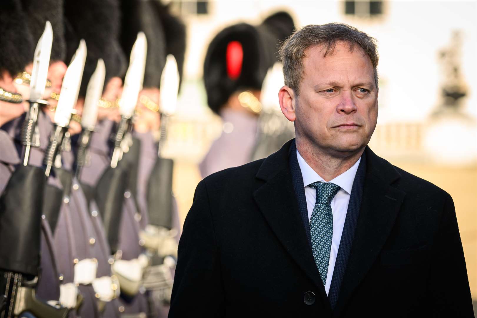 Defence Secretary Grant Shapps was on-board HMS Vanguard during the Trident missile test failure (Leon Neal/PA)
