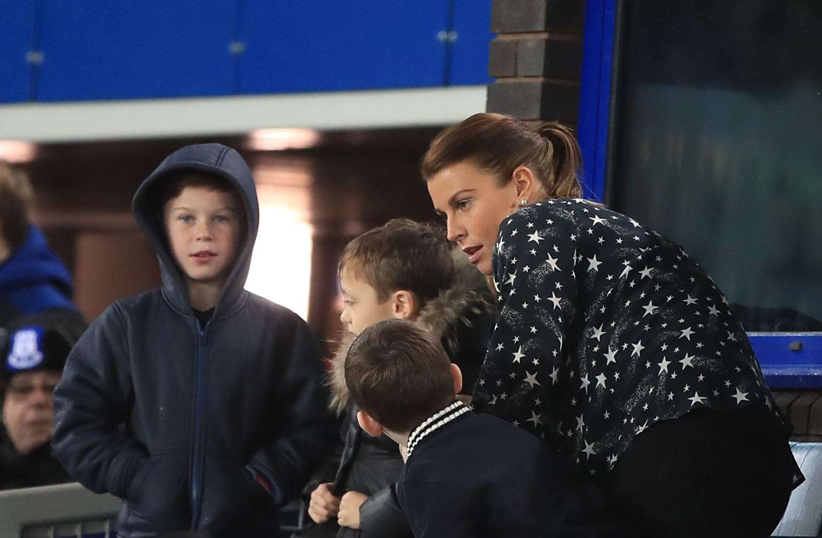 Wayne Rooney’s wife Coleen and children (Peter Byrne/File/PA)