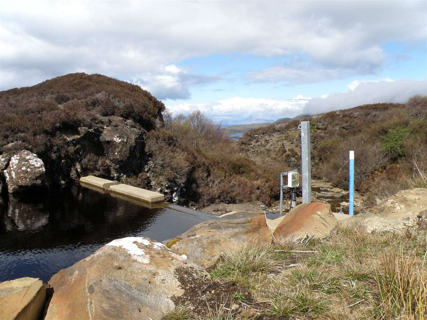 A small-scale hydro scheme on Eigg. Picture: Ronald Macintyre