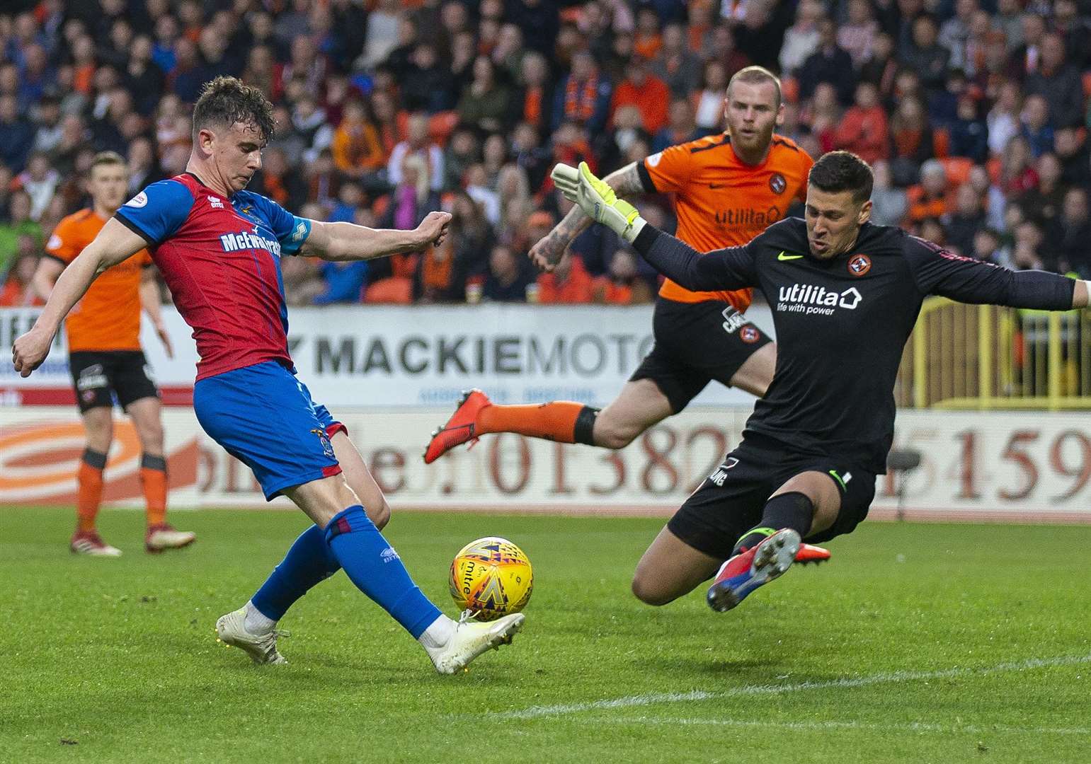 Inverness Caledonian Thistle's season was ended in the play-offs against Dundee United. Picture: Ken Macpherson