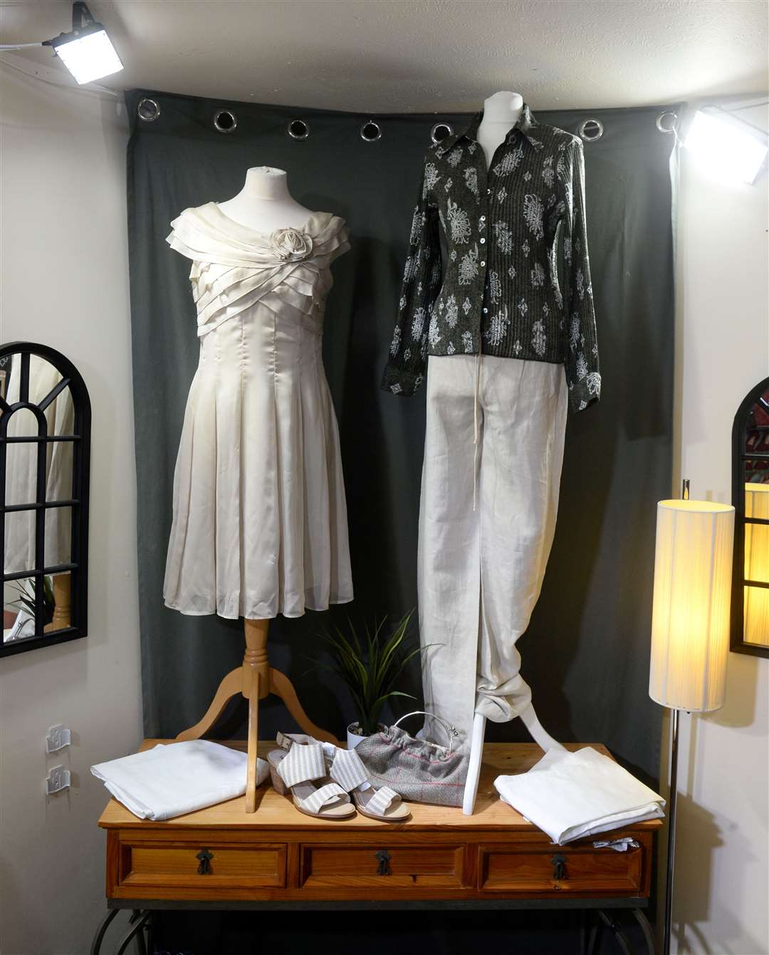 Ali Ross of Love Preloved designer shop Nairn.Casual and evening wear.Picture Gary Anthony.
