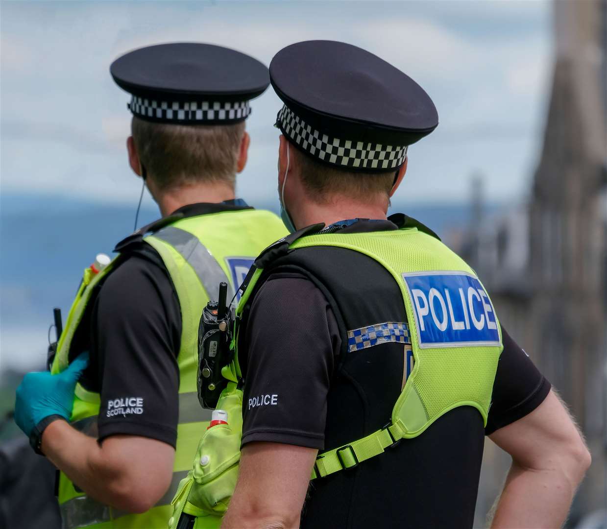 Two Police Scotland officers.