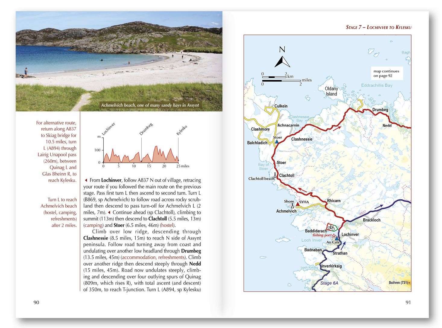 Pages relating to Achmelvich in Cycling the North Coast 500 by Mike Wells.