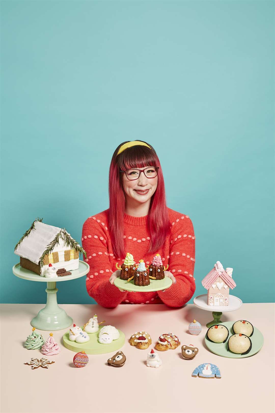 Kim-Joy Hewlett, author of Christmas With Kim-Joy: A Festive Collection of Edible Cuteness. Picture: PA Photo/Ellis Parrinder